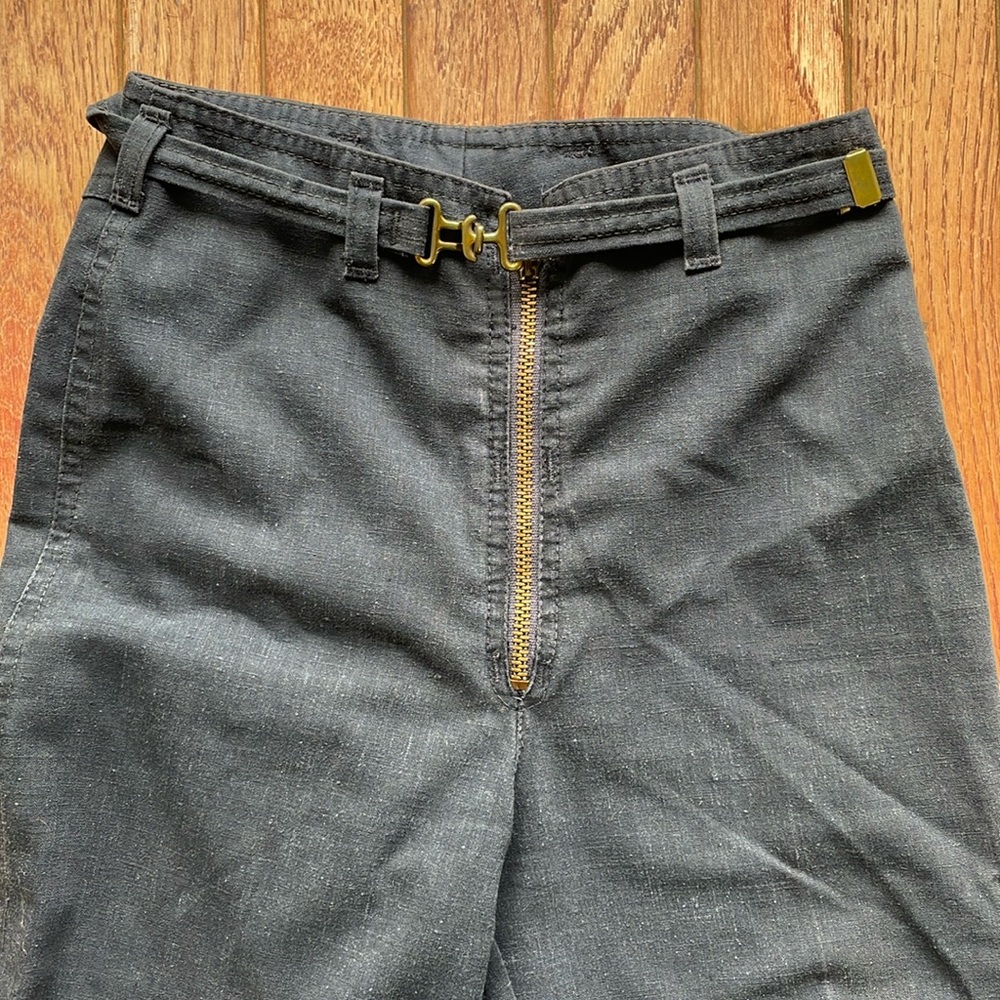Vintage 70’s Rag city blues Los Angeles black pants/ jeans